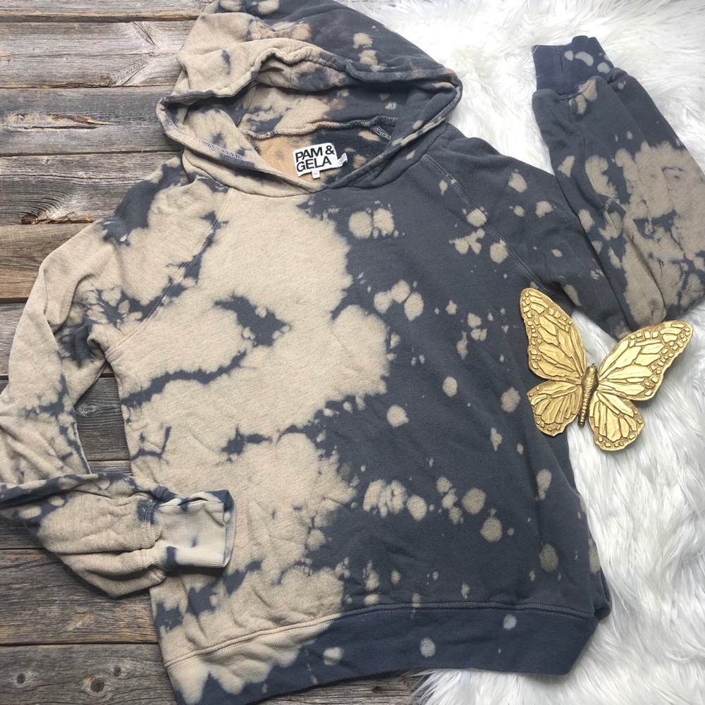 PAM & GELA Hoodie Medium Tie Dye Made in the USA